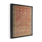 Antique Turkish Coral Koum Kapi  Framed Canvas Print Gallery Image 2