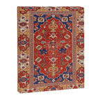 Antique Turkish Warm Brick Red Anatolian Oushak  Canvas Print Gallery Image 6