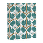 Art Deco White Green & Gold Abstract Pattern Canvas Print Gallery Image 8