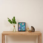 Beautiful Exotic Paisley Summer Floral Framed Canvas Print Gallery Image 4