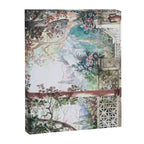 Beautiful Italian Courtyard Terrace Garden Canvas Print Gallery Image 6