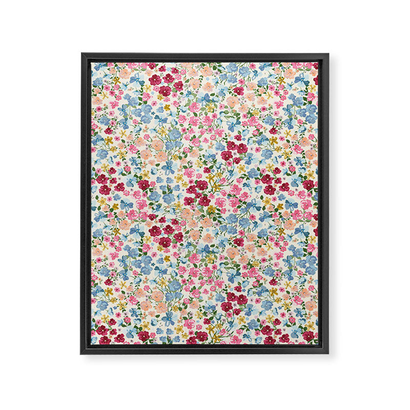Blooming Cottage Garden Boho Ditsy Floral Framed Canvas Print Gallery Image 8