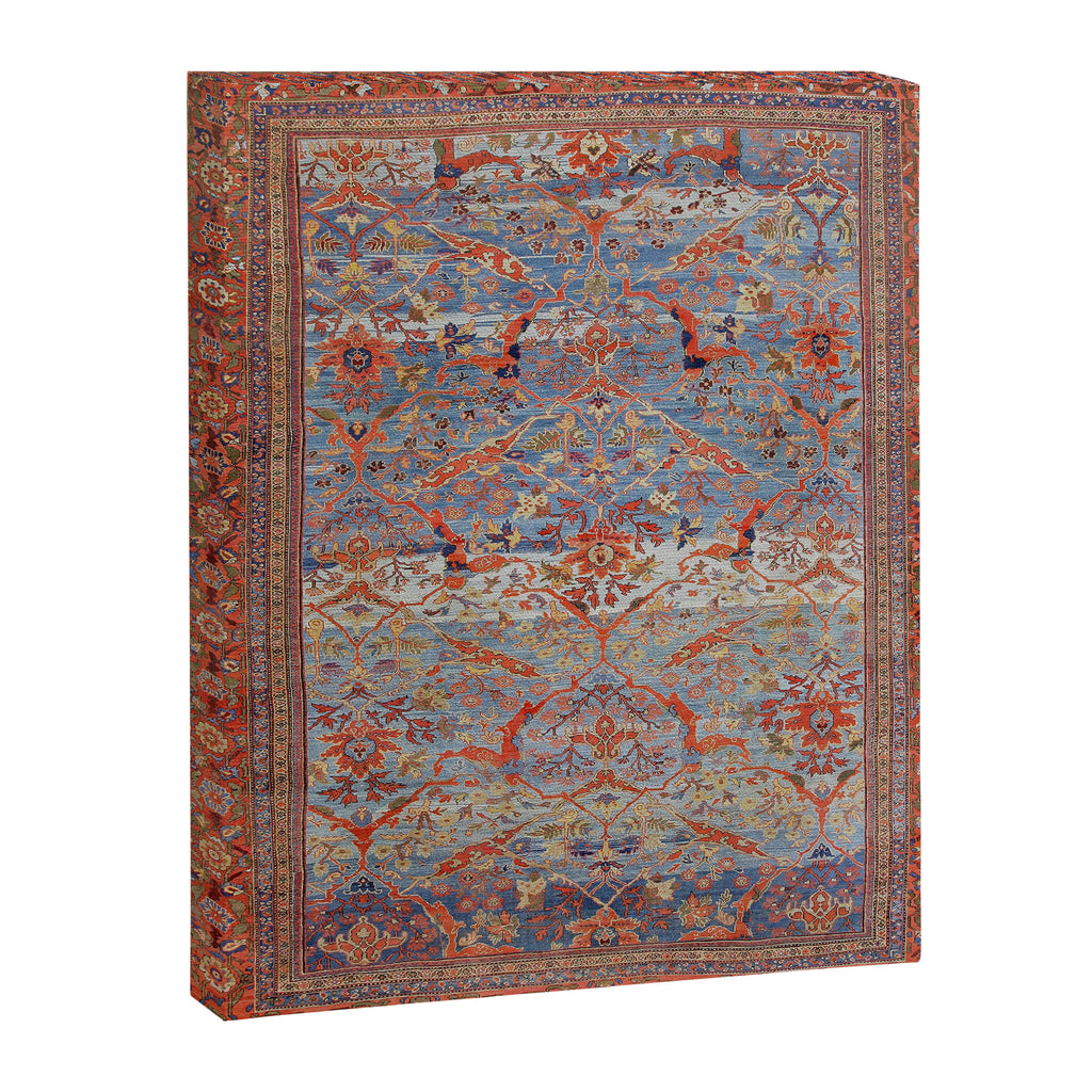 Blue Field Sultanabad Antique Persian Canvas Print Gallery Image 6