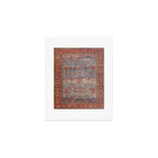 Blue Field Sultanabad Antique Persian Art Print Gallery Image 1