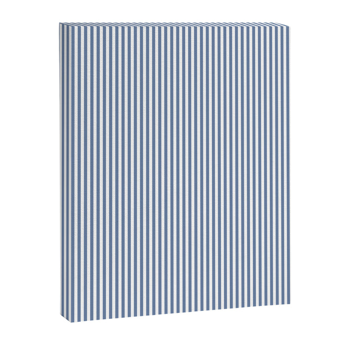 Blue Seersucker Stripe Canvas Print Gallery Image 1