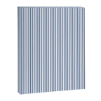 Blue Seersucker Stripe Canvas Print Gallery Image 8