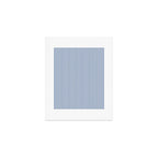 Blue Seersucker Stripe Art Print Gallery Image 1