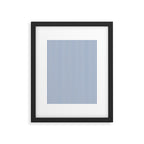 Blue Seersucker Stripe Framed Art Print Gallery Image 6