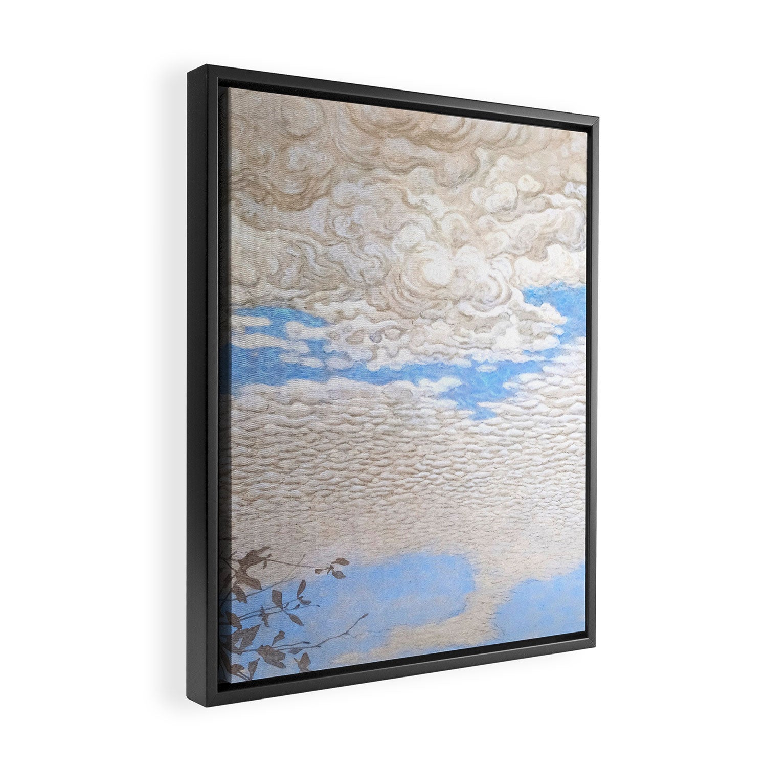 Bror Lindh Swedish Winter Sky Framed Canvas Print Gallery Image 2