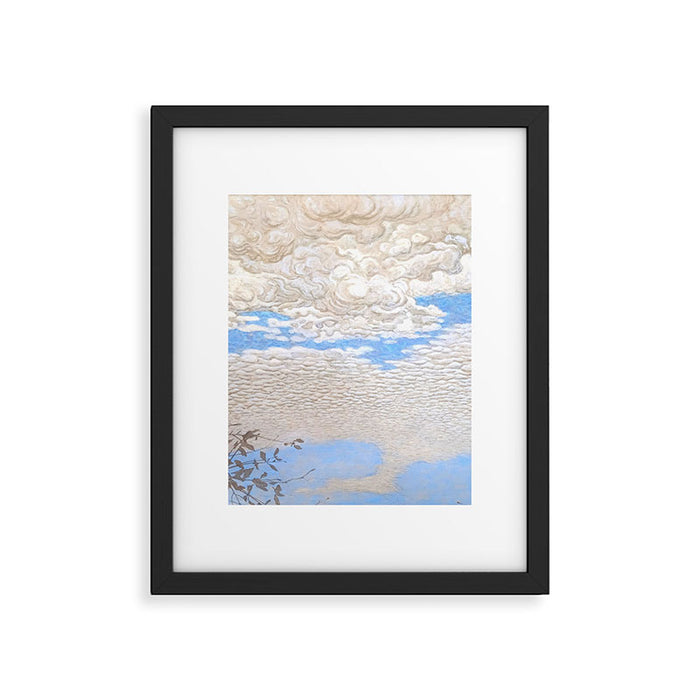 Bror Lindh Swedish Winter Sky Framed Art Print Gallery Image 1