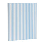 Chambray Blue Seersucker Stripe Canvas Print Gallery Image 8