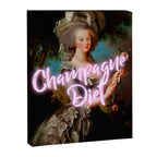 'Champagne Diet' Marie Antoinette  Canvas Print Gallery Image 6