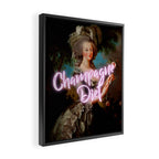 'Champagne Diet' Marie Antoinette  Framed Canvas Print Gallery Image 2