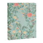 Chinoiserie Aqua Green Pastel Fresco Floral Garden Birds Oriental Botanical Canvas Print Gallery Image 8