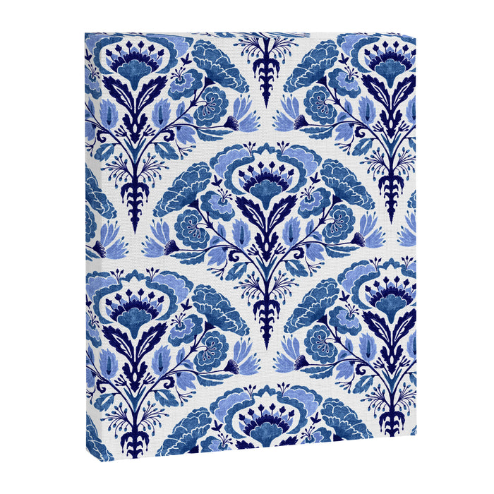 Chinoiserie Damask Porcelain Pattern Canvas Print Gallery Image 1