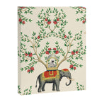 Chinoiserie Indian Elephant & Monkey Exotic Floral Canvas Print Gallery Image 8