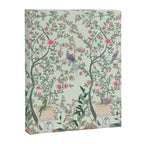 Chinoiserie Mint Green Pastel Fresco Floral Garden Birds Oriental Botanical Canvas Print Gallery Image 8