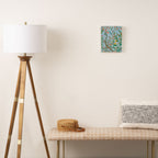 Chinoiserie Pastel Blue Floral Bird Garden Canvas Print Gallery Image 2