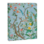 Chinoiserie Pastel Blue Floral Bird Garden Canvas Print Gallery Image 8