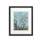 Chinoiserie Peacock Heron Floral Garden & William Morris Art Framed Art Print Gallery Image 5