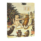 'Christmas Party Cats' by Louis Wain Vintage Cat Art Canvas Print Gallery Image 6