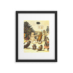 'Christmas Party Cats' by Louis Wain Vintage Cat Art Framed Art Print Gallery Image 5
