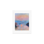 Claude Monet Sunset on the Seine at Lavacourt, Winter (High Res & Color Restored) Art Print Gallery Image 1