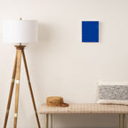 Cobalt Blue Solid Color Canvas Print Gallery Image 2