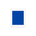 Cobalt Blue Solid Color Art Print Gallery Image 1