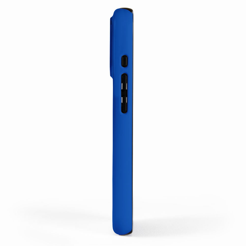 Cobalt Blue Solid Color iPhone Case Gallery Image 2