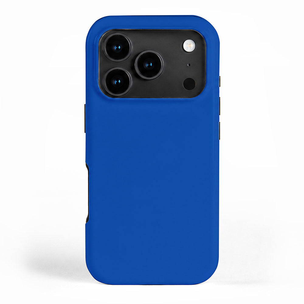 Cobalt Blue Solid Color iPhone Case Gallery Image 1