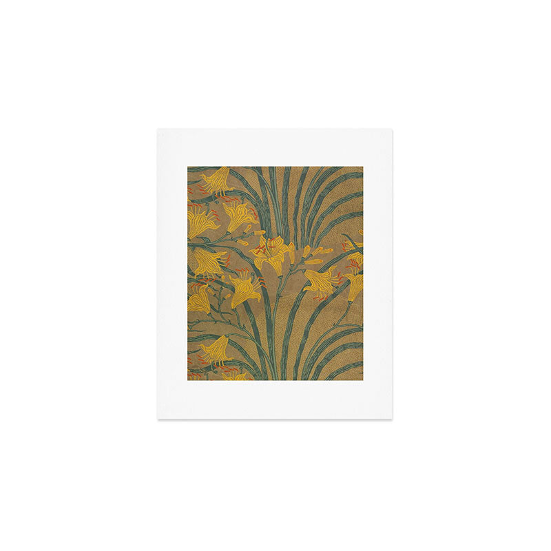 Day Lilies II by Walter Crane Art Print Gallery Image 1