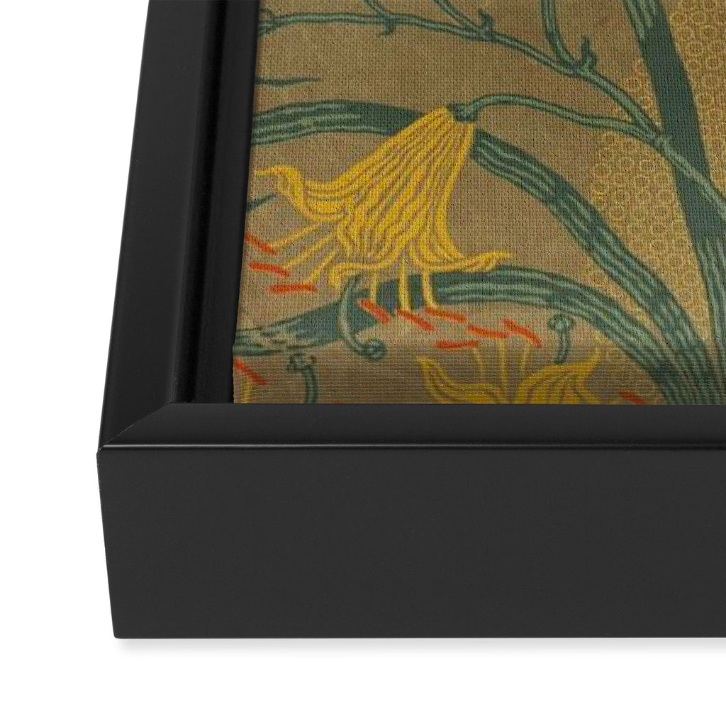 Day Lilies II by Walter Crane Framed Canvas Print Gallery Image 3