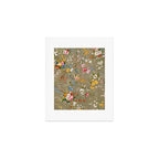 Dreamy Floral Marble End Paper 1788 William Kilburn Art Print Gallery Image 1