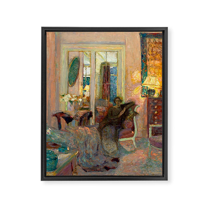 Edouard Vuillard Portrait of Princess Bibesco  Framed Canvas Print Gallery Image 1