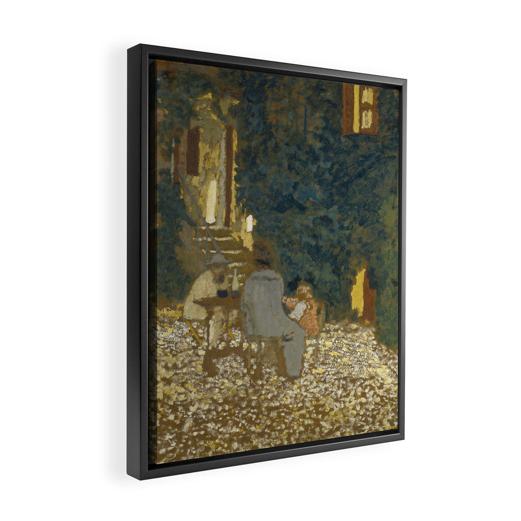 Edouard Vuillard Repast In A Garden Framed Canvas Print Gallery Image 2