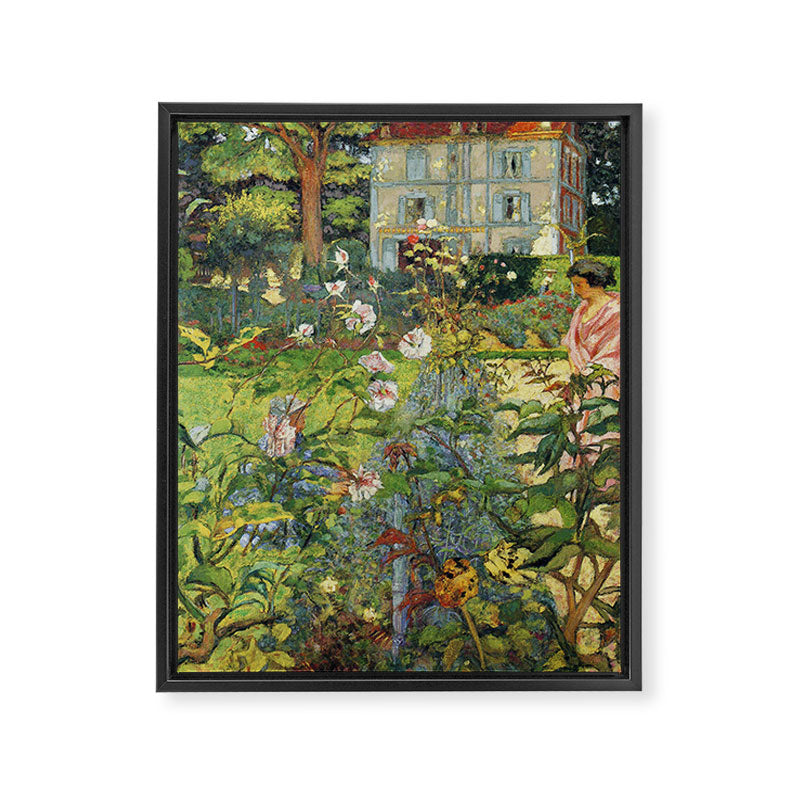 Edouard Vuillard The Garden at Vaucresson Framed Canvas Print Gallery Image 6
