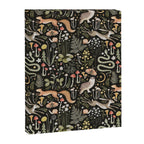 Enchanted Magical Midnight Forest Animals II Canvas Print Gallery Image 8