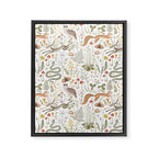 Enchanted Magical Midnight Forest Animals V Framed Canvas Print Gallery Image 8