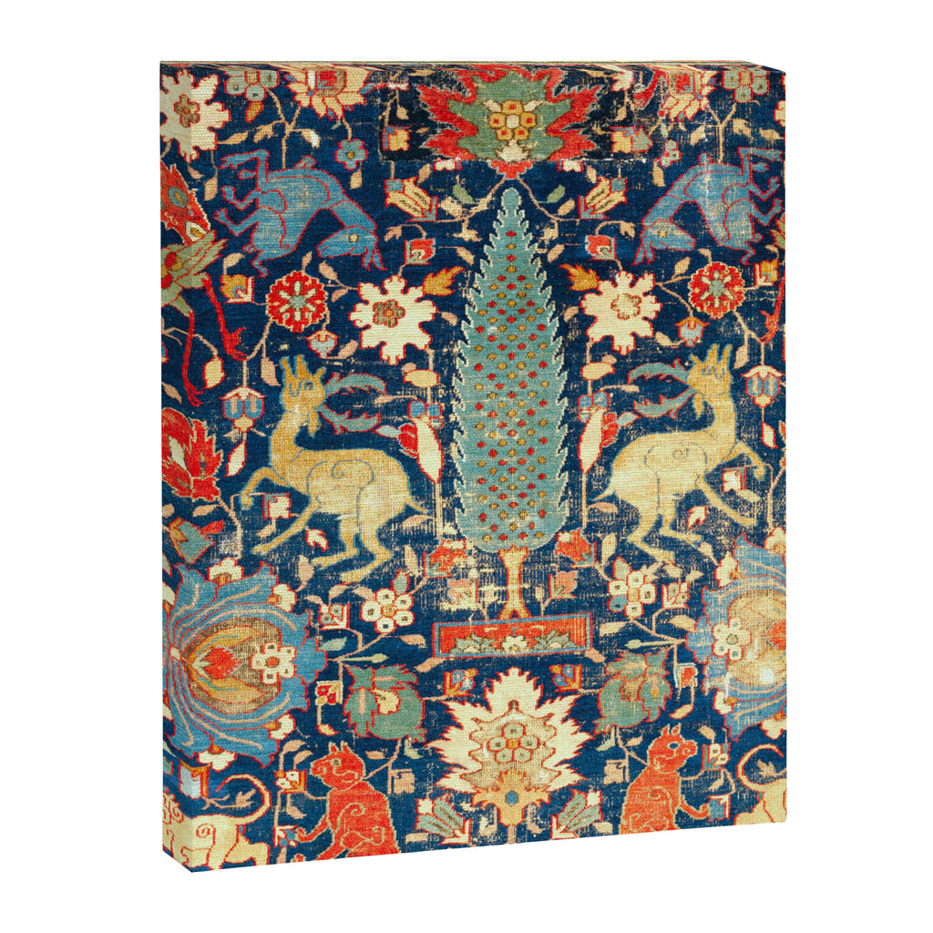 Enchanted Mythical Beasts 17th Century Persian Rug Print Canvas Print Gallery Image 6