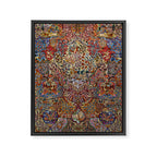 Enchanting Antique Nature Kashmar  Framed Canvas Print Gallery Image 6