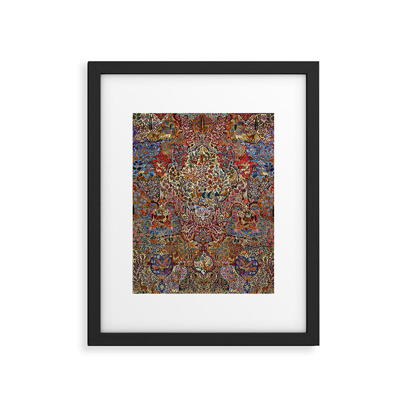 Enchanting Antique Nature Kashmar  Framed Art Print Gallery Image 4