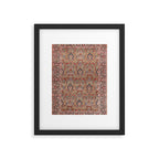 Enchanting Antique Persian Dusky Rose Framed Art Print Gallery Image 5