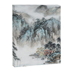 Enchanting Japanese Watercolor Ink Landscape Painting Canvas Print Gallery Image 6