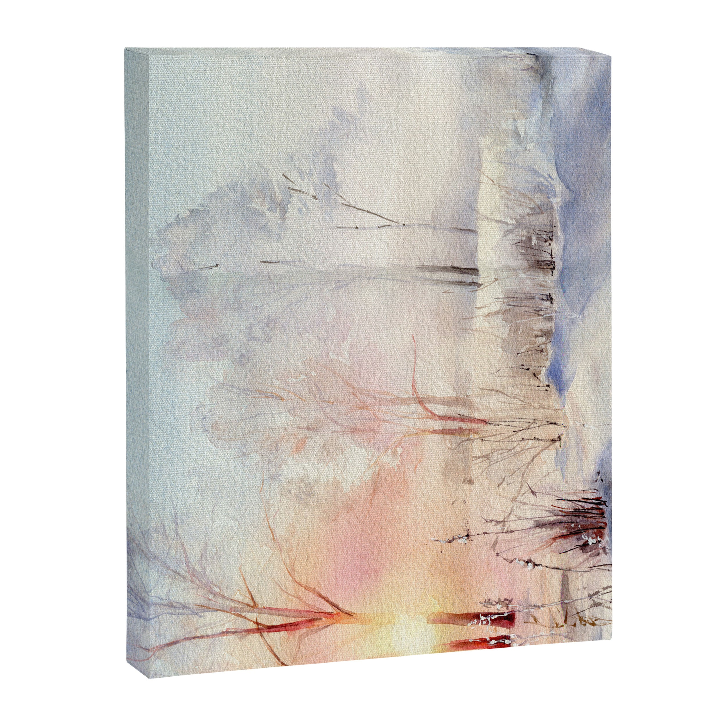 Ethereal Snowy Christmas Morning Sunrise  Canvas Print Gallery Image 6