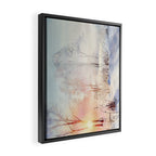 Ethereal Snowy Christmas Morning Sunrise  Framed Canvas Print Gallery Image 2