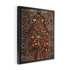 Exquisite Antique Persian Kashan  Framed Canvas Print Gallery Image 2