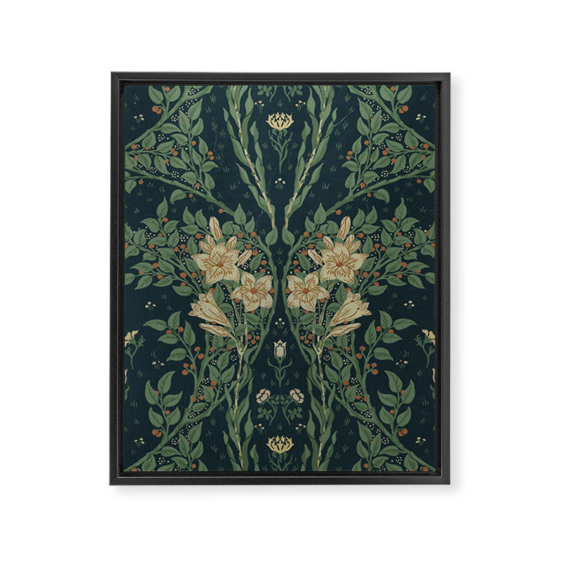 Francesca Floral by Walter Crane Framed Canvas Print Gallery Image 6