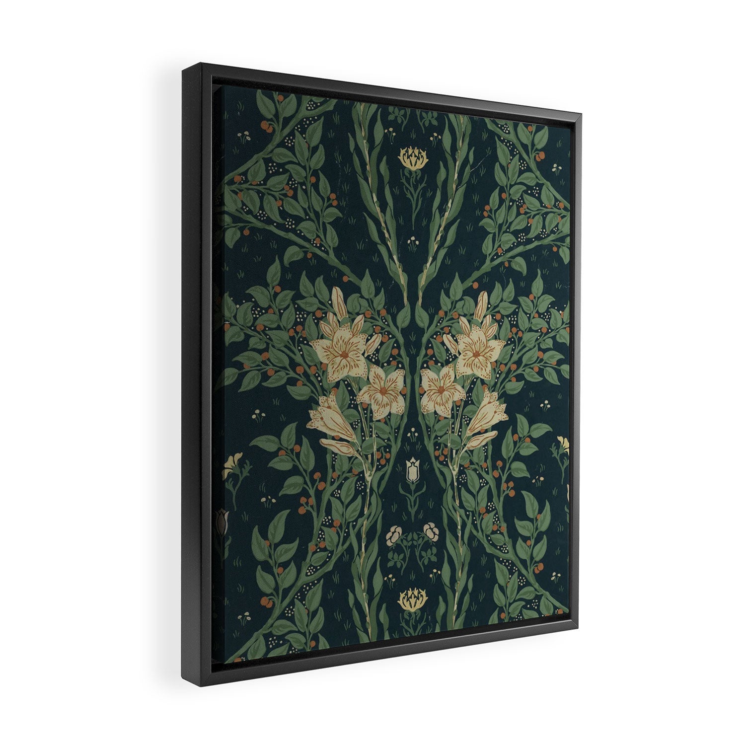Francesca Floral by Walter Crane Framed Canvas Print Gallery Image 2