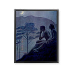 "Give me nights perfectly quiet...and I looking up at the stars" Leaves of Grass by Margaret Cook Framed Canvas Print Gallery Image 6